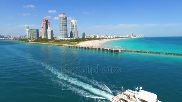 Südstrand, Miami-Strand. Florenz. — Stockvideo