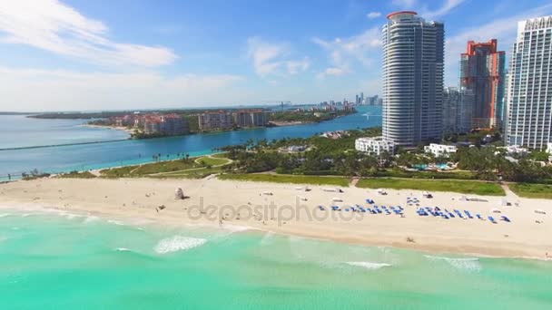 South Beach, Miami Beach. Florida. — Wideo stockowe