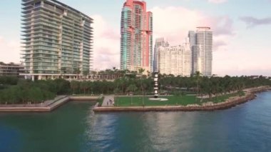 Havadan görünümü Güney Miami Beach park