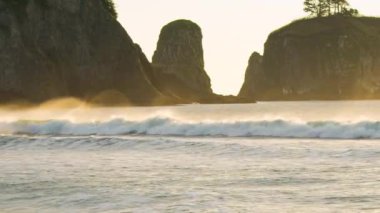 Rialto sahilde günbatımı