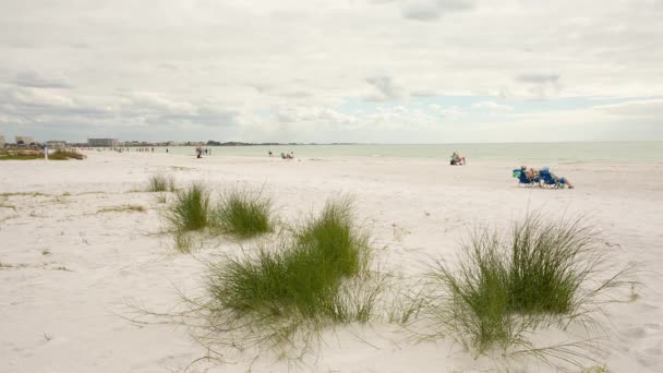 Siesta Key vista a la playa — Vídeos de Stock