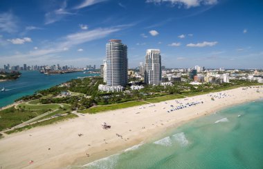 south miami Beach havadan görünümü