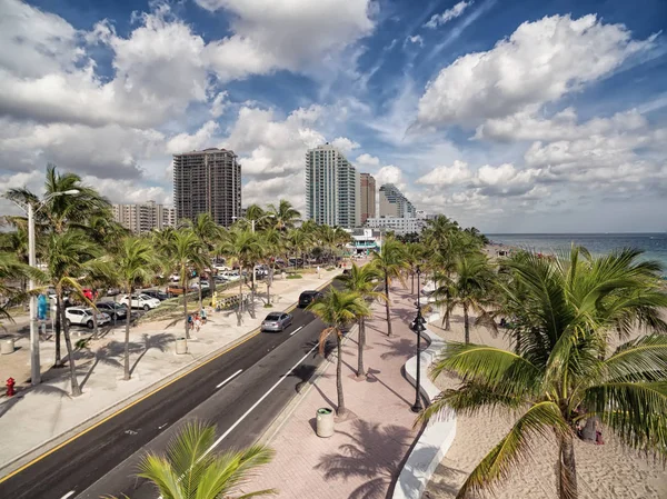 มุมมองทางอากาศของ Fort Lauderdale — ภาพถ่ายสต็อก