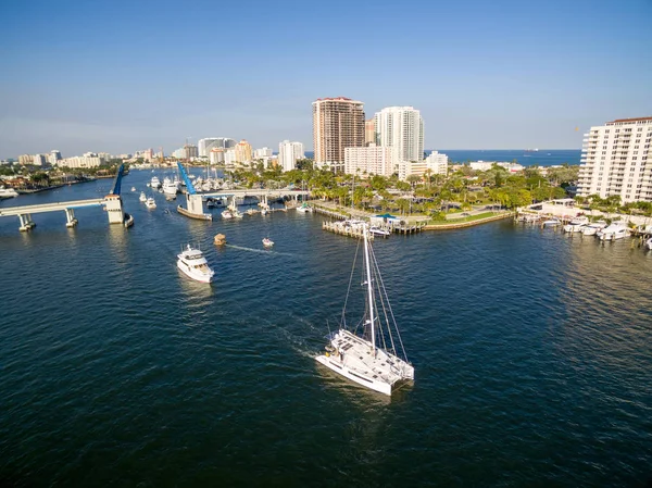 Puente levadizo en Fort Lauderdale — Foto de Stock