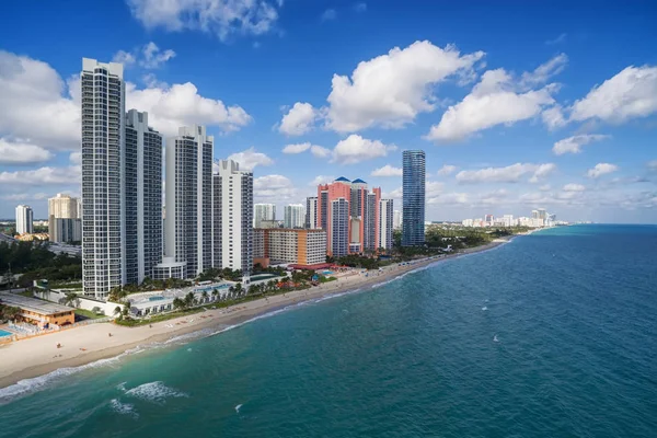 Luchtfoto van North Miami Beach — Stockfoto