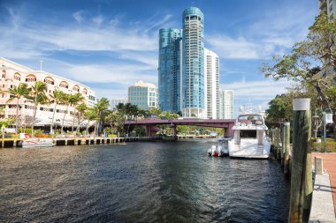 Fort Lauderdale manzarası New Nehri boyunca