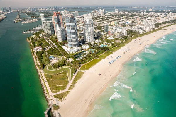 Vista aérea de South Miami Beach — Foto de Stock