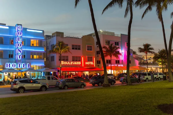 Ocean Drive, Miami — Foto de Stock