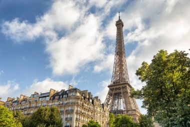 Eyfel Kulesi bir alan Mars Paris, Fransa