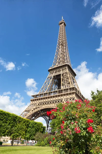 Ейфелева вежа одне поле Марса в Парижі — стокове фото