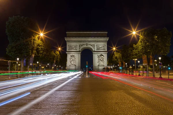 Paris Arc de Triomphe zafer kemer q — Stok fotoğraf