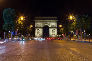 Paris Arc de Triomphe zafer kemer q
