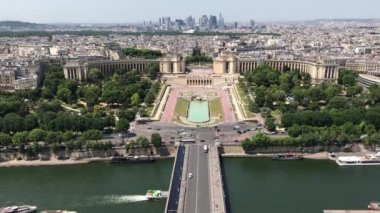 Eyfel Kulesi Tour Eiffel, Paris, Fransa Paris görünümü manzarası
