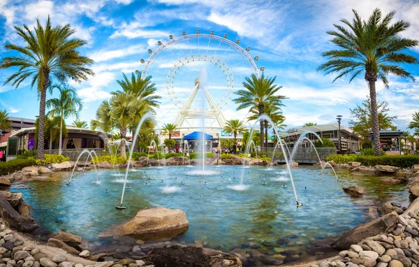 Orlando and the largest observation wheel on the east coast — Stock Photo, Image