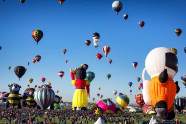 Albuquerque, New Mexico - 06 Ekim 2013: Sıcak Hava Balon Fiesta Albuquerque, New Mexico.