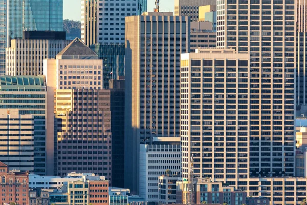 旧金山天际线特写视图 — 图库照片