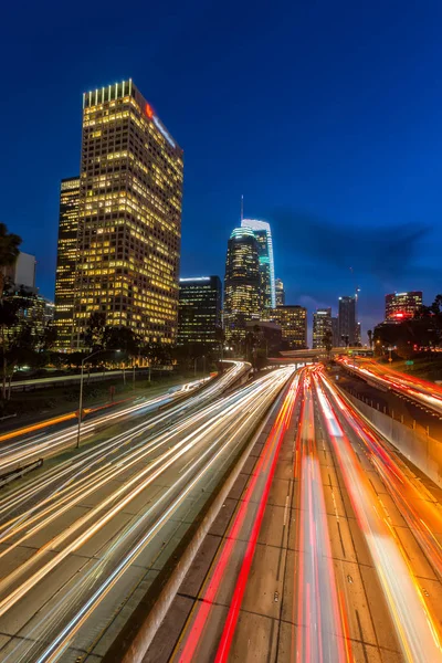 Downtown los angeles, Kalifornien, usa skyline — Stockfoto