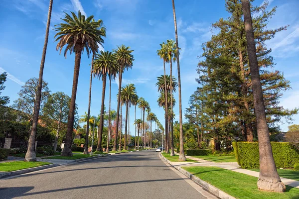 Beverly Hills street, Los Angeles — Stock Photo, Image