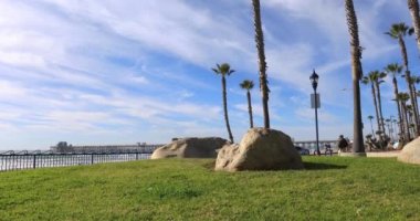 California Oceanside pier gün batımında