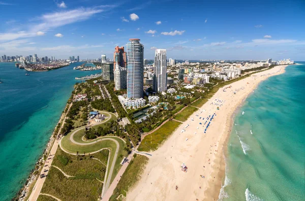 Vista aérea de South Miami Beach — Foto de Stock