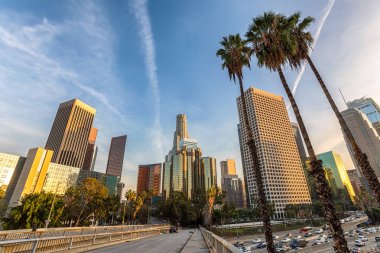 Downtown los angeles, Kaliforniya, ABD skyline