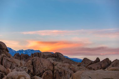 Alabama Hills gün batımında