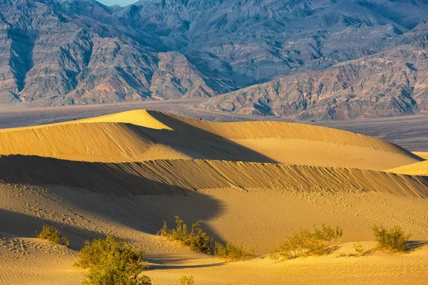 Dunas em Death Valley, Califórnia, EUA — Fotografia de Stock