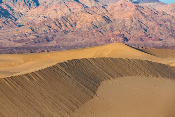 Dunas em Death Valley, Califórnia, EUA — Fotografia de Stock