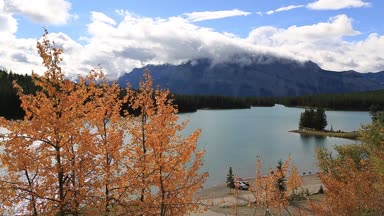 İki göl, Banff National Park Jack