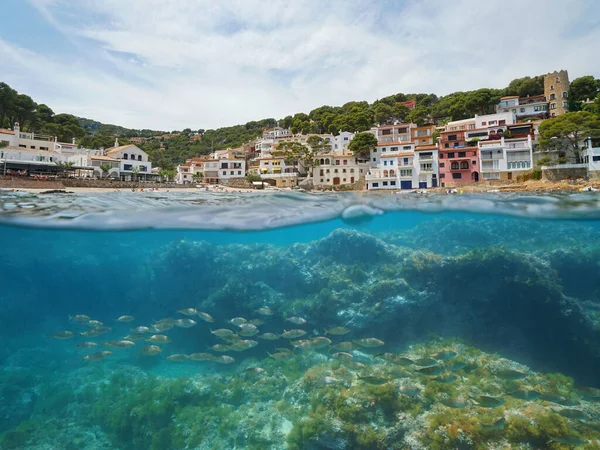 Spain village Mediterranean coast fish Costa Brava