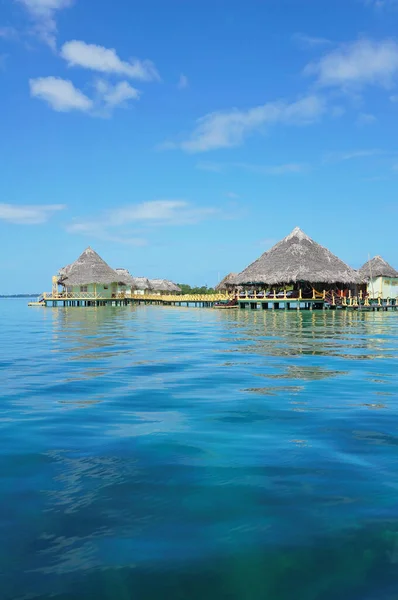 Tropical resort over the sea