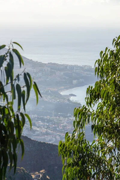 View Cabo Girao funchal coastline of madeira portugal — Stock Photo, Image