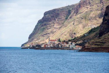Madeira spectacular landscape jardim do mar coastline cliffs beach sea