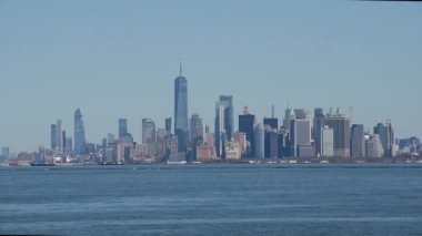 Staten Island, New York 'tan Skyline.
