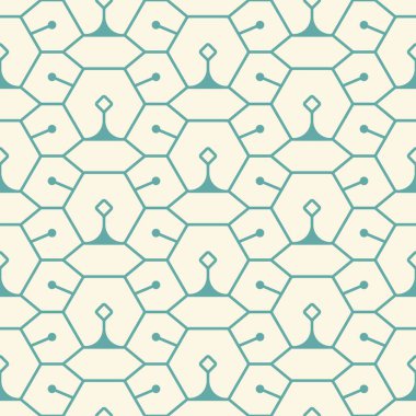 Yumuşak Renkli Geometri Desenleri Vektör Tasarımı. Duvar kağıdı, kumaş, ambalaj vs. için mükemmel