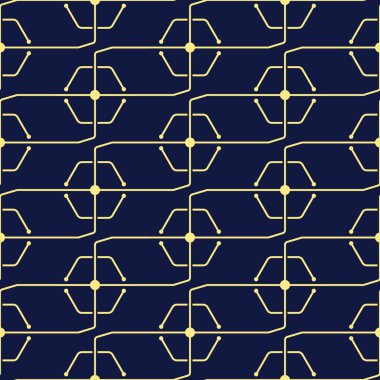 Gelecek Altın Renkli Geometri Deseni Vektör Tasarımı. Duvar kağıdı, kumaş, ambalaj vs. için mükemmel