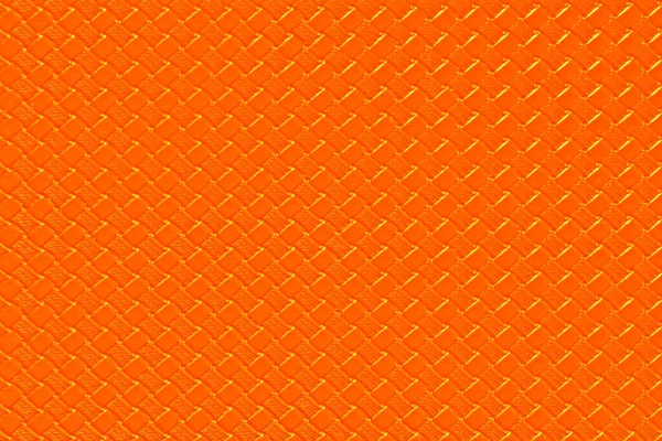 Fundo de couro laranja brilhante com imitação tecer textura. Dermantine brilhante, estrutura de couro artificial . — Fotografia de Stock