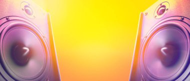 Merhaba hoparlörler. Ses kaydı için hifi ses sistemini izle