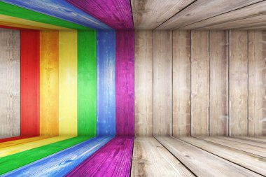 Lgbt doğal desenli ahşap doku arkaplan yüzeyi veya whi