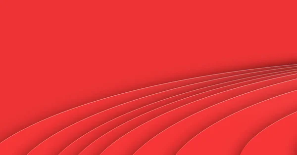 Plantilla Banner Abstracto Rojo Banner Publicitario Horizontal Barra Roja Maqueta —  Fotos de Stock