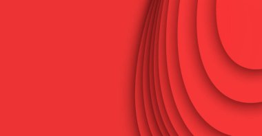 Fb Red afiş modeli. Poster bilgisi iş dünyası modern tasarım reklamı. Kırmızı soyut kurumsal afiş şablonu, yatay reklam afişi. Düzen şablonu düz tasarım seti, web sitesi için temiz geometrik soyut başlık şablonu 