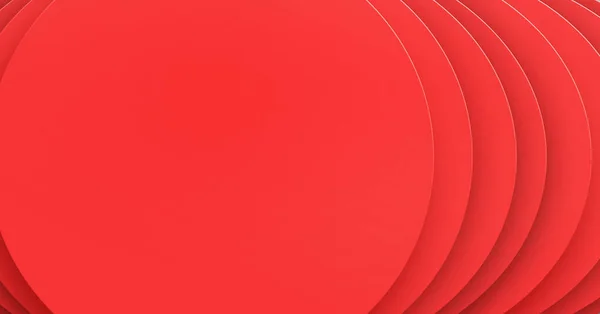 Red Background Wirh Shapes Copy Space — Stock Photo, Image