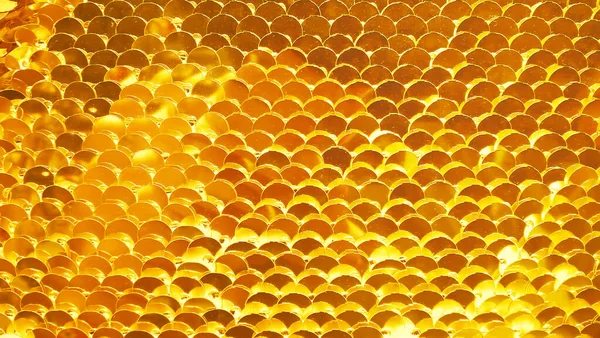Роскошный Золотой Фон Абстрактные Текстурные Весы Золотыми Блестками Крупным Планом — стоковое фото