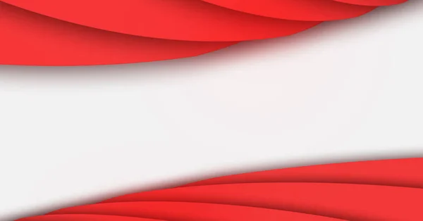 Piros Absztrakt Banner Sablon Horizontális Reklám Banner Red Transzparens Mockup — Stock Fotó