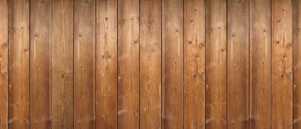 Καφέ υφή ξύλου. Αφηρημένο φόντο, κενό πρότυπο. ρουστίκ ξεπερασμένο ξύλινο υπόβαθρο αχυρώνα με κόμπους και τρύπες για καρφιά. Κοντινό πλάνο τοίχου από ξύλινες σανίδες. — Φωτογραφία Αρχείου