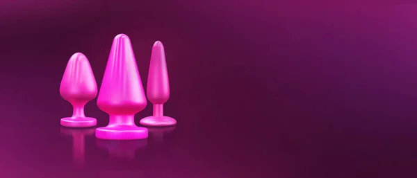 Farklı bdsm oyuncakları - dildo, prostat masaj aleti, vibratör, anal p