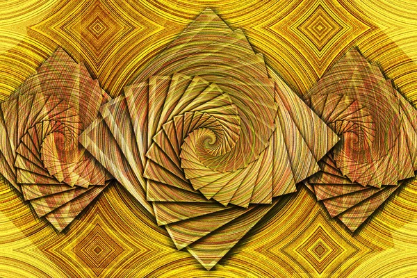 Astratto Sfondo Dorato Mosaico Giallo Sfondo Lucido Foglia Oro Lamina — Foto Stock