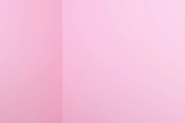 Pusty narożnik z różowymi ścianami i czarną podłogą. Pusty pokój studio — Zdjęcie stockowe