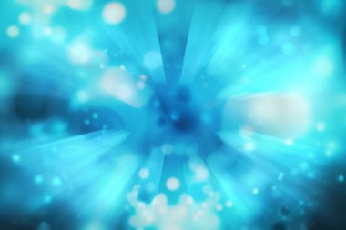 Hud elementi. Fraktal ufku olan soyut parlak parlak fütüristik teknoloji arka planı. mavi arka plan. Bokeh geçmişi. Teknoloji konsepti. Büyük veri. 3d illüstrasyon.