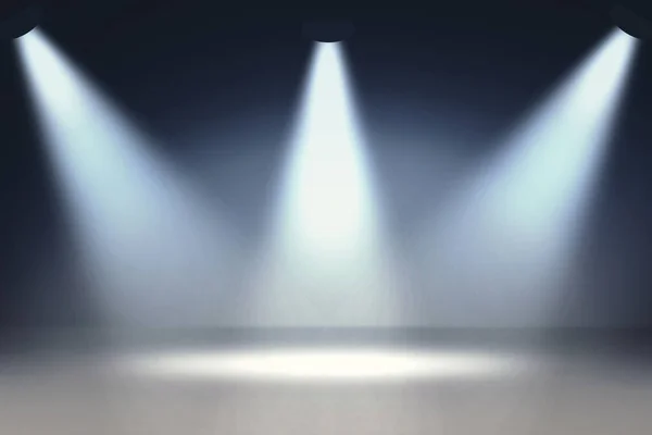 Kreativní Scéna Osvětlení Světelný Efekt Pozadí Paprsky Modrý Paprsek Spotlight — Stock fotografie
